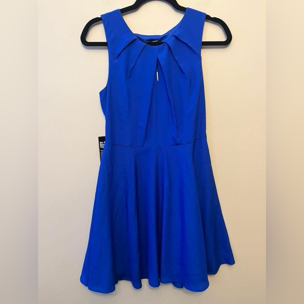 Express Blue Sleeveless Dress Size 6 NWT